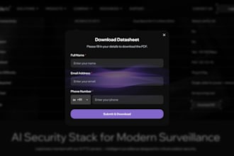 develop a fullstack web application