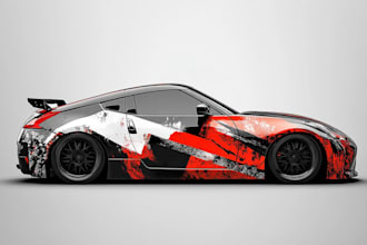 vehicle wrap car wrap van truck wrap design