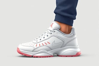 create shoe footwear or sneaker freestyle brand design
