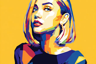 make creative abstract art for you