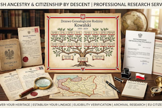 do deep poland genealogy research for citizenship