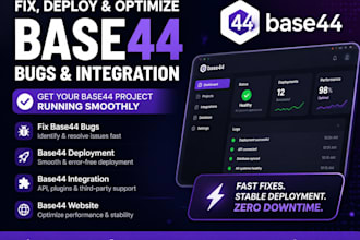 fix base44 bugs base 44 base 44 deployment base 44 integration base44 website