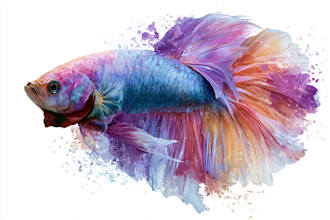 paint a custom digital portrait of your pet