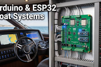 integrate marine sensors with arduino and esp32 system