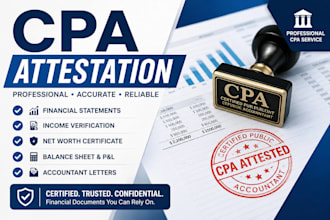 provide CPA attestation for business and personal documents