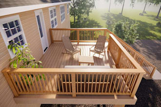 create 3d rendering for your deck
