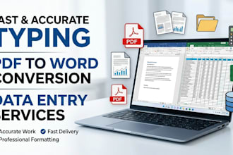 provide professional typing and document conversion services