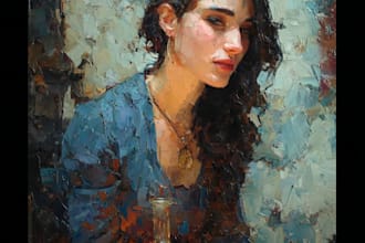 paint digital oil portraits and landscapes and ai artwork