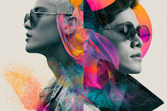 design creative music album cover art or music song artwork