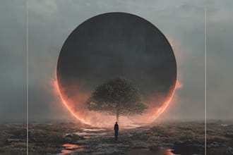 design a professional album cover