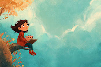create professional  children storybook character art
