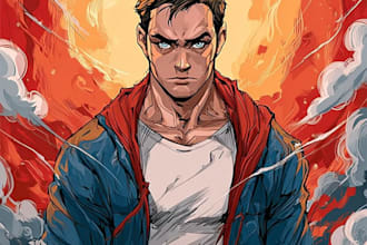 draw top tier comic book pages and graphic novel art