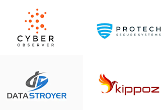 design tech crypto security and technology logo
