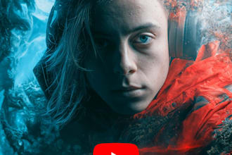 design amazing clickbait youtube thumbnail
