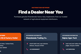 build a responsive landing page