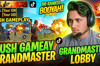 design eye catching free fire and gaming youtube thumbnails