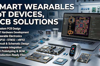 design smart wearables, iot devices, and pcb solutions