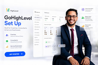 set up gohighlevel for coaches, consultants and service businesses