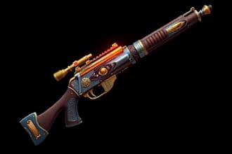 make high quality weapon concept art