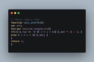 refactor, fix, and document your messy javascript ortypescript code