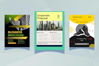 design company profile annual report real estate brochure product catalog pdf