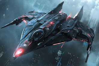 do sci fi spaceship design