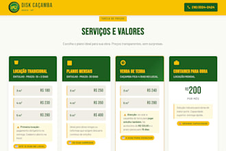 develop a custom booking web system or landing page