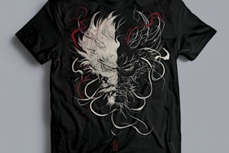 create custom streetwear t shirt design