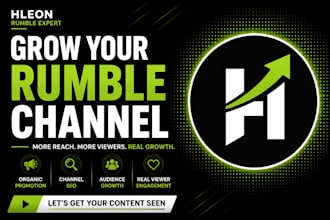 do organic rumble video promotion and channel growth
