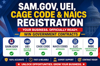 cage code samgov registration uei registration mbe llc registration nonprofit