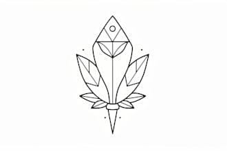 design a line art or minimalist tattoo illustration