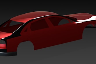 build custom bodykit design, bodykit conversion widebodykit for car 3d printing