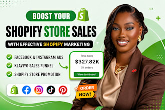 boost shopify sales, shopify marketing, tiktok ads, meta ads promotion