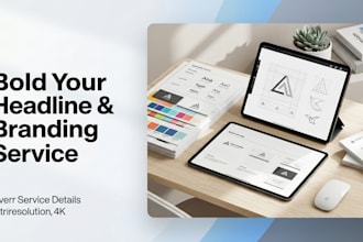 create a professional logo, brand identity and complete branding kit