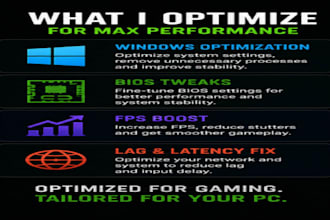 optimize your PC for gaming performance and fps boost