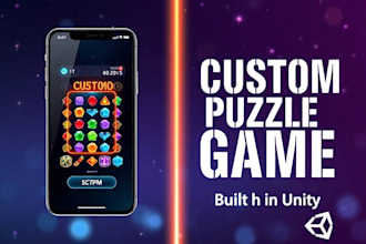 develop professionally designed unity puzzle games