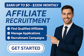 recruit  high converting affiliates, influencer, MLM leads, and affiliate signup