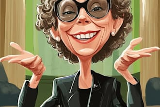 draw satire, editorial or political cartoons for you