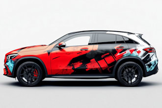 professional vehicle wrap design, car wrap