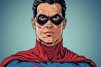 do a superhero comic