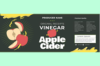modify ai generate packaging, label, bottle to print vector