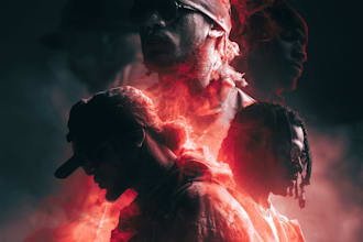 design a professional hip hop mixtape and rap album cover