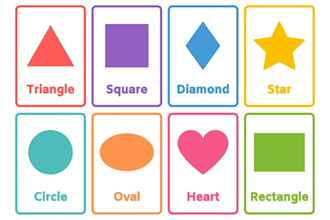 design kids educational cards, flashcards, learning card game for children
