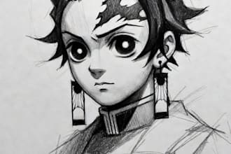 do draw rough sketch
