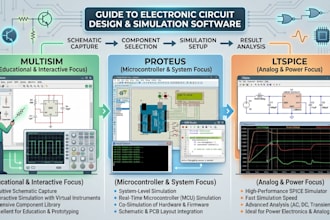 design ,simulate electrical and electronic circuits in multisim,proteus,ltspice
