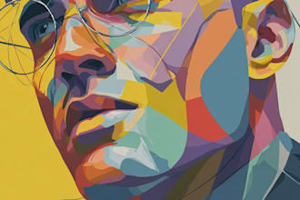 draw abstract painting art or color abstract art