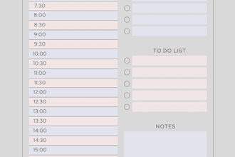 design ready to use aesthetic canva template life and productivity planner