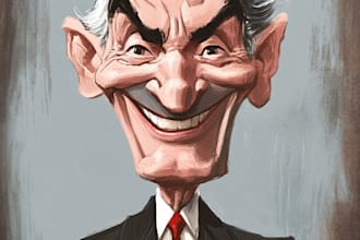 do a political cartoon art