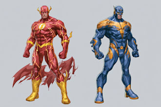 make a superhero comic
