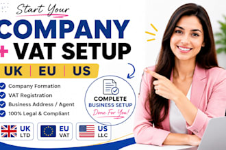set up UK eu US company formation and vat registration